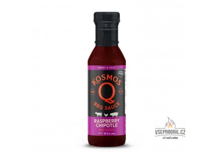 BBQ grilovací omáčka Raspberry Chipotle sauce 468g Kosmo´s Q