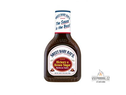 BBQ grilovací omáčka Hickory & Brown Sugar 425ml Sweet Baby Rays