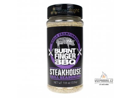 BBQ koření Steakhouse grill seasoning 335g Burnt Finger