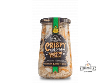BBQ nakládaná zelenina Crispy Coleslaw 370ml GrateGoods