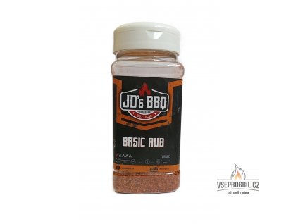 BBQ koření Basic rub 300g JD´s BBQ