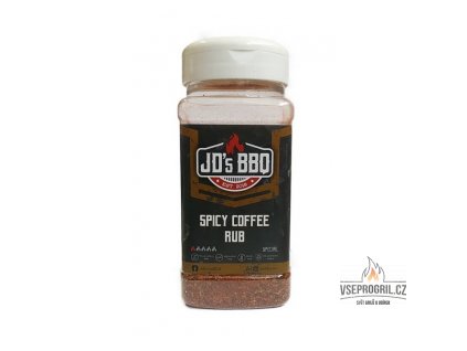 BBQ koření Spicy Coffee rub 300g JD´s BBQ