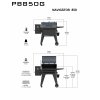 Gril na dřevěné pelety Navigator 850 Pit Boss / PB850G