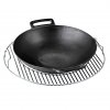 Litinová Wok pánev 36cm BBQ systém Flash