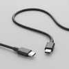 PD 60W USB C napájecí a datový kabel 1m