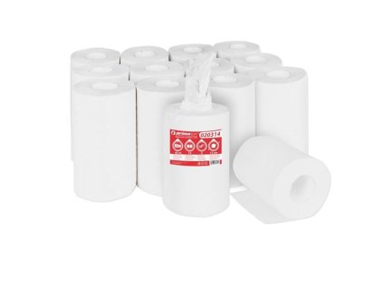 1499 papirove rucniky v roli primasoft 2vrstve bile 50 m 12 roli