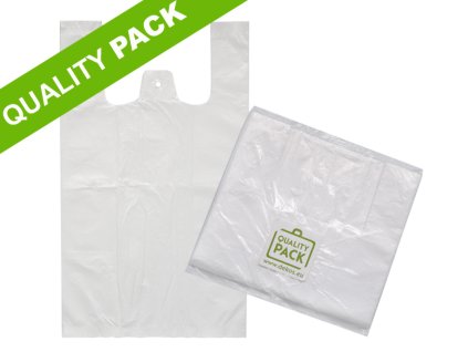 Taška HDPE 4kg 25+12x45 cm, 8mi, QUALITY PACK - 100 ks