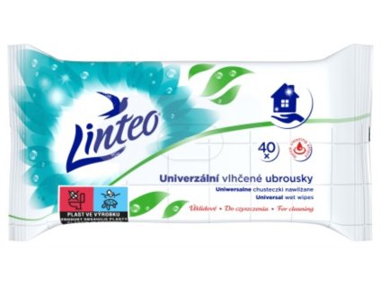 Vlhčené univerzální ubrousky Linteo Satin - 40 ks