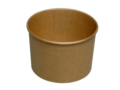 Miska papírová na polévku, Kraft, 550 ml, 110 mm - 100 ks