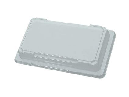 Víko na misku na sushi rPET - 215x135x30 mm, 280 ks