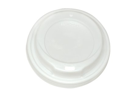 Plastové víčko bílé Ø 63 mm - 90 mm - 100 ks