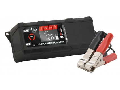 Nabíječka mikroprocesor 4Amp 12V PB/GEL/AGM/LiFePO4 LCD display , www.vseprokaravan.cz