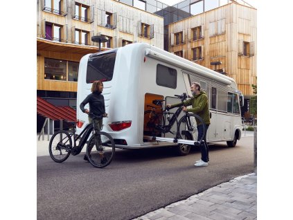 Nosič kol do vnitřní garáže obytného vozu-krátká verze, Thule VeloSlide www.vseprokaravan.cz