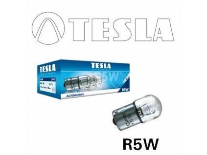 Žárovka 24V R5W BA 15s, TESLA , www.vseprokaravan.cz