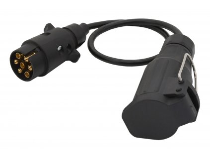 Kabel redukční 0,6m, 7 pólů zástrčka a 13 pólů zásuvka , www.vseprokaravan.cz