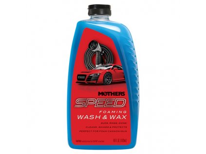 Autošampon s voskem, Mothers Speed Foaming Wash&Wax, 1,42 l, www.vseprokaravan.cz