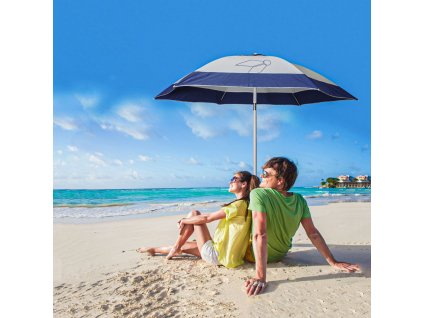 Plážový slunečník Onda www.vseprokaravan.cz