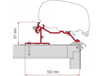Kit Caravan Roof pro F65, F65 S, F80 S , www.vseprokaravan.cz