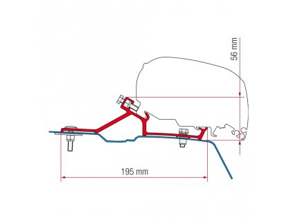 Adaptér Renault Master H2 pro F65, F65 S, F80 S , www.vseprokaravan.cz
