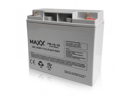 Gelová baterie MAXX 12-FM-18 18Ah 12V, www.vseprokaravan.cz