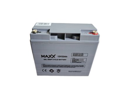 Gelová baterie 12-FM-22 22Ah 12V  www.vseprokaravan.cz