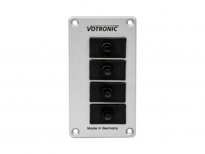 Pojistkový panel Votronic se čtyřmi tlačítky 6A / 8A / 10A / 12A www.vseprokaravan.cz