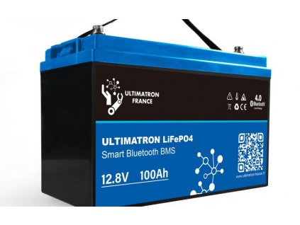ULTIMATRON Lithiová baterie LiFePO4 Smart BMS 12,8V/100Ah +L www.vseprokaravan.cz