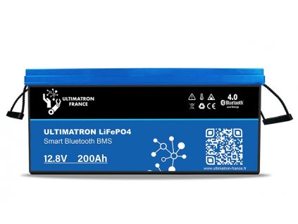 ULTIMATRON Lithiová baterie LiFePO4 Smart BMS 12,8V / 200Ah +P  www.vseprokaravan.cz