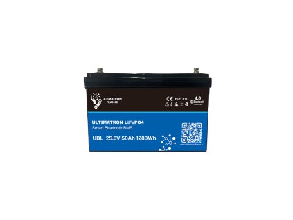 ULTIMATRON Lithiová baterie LiFePO4 Smart BMS 24V / 54Ah +L,  www.vseprokaravan.cz