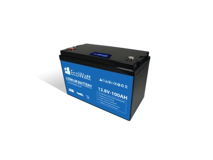ECOWATT Lithiová baterie LiFePO4 Smart BMS 12,8V / 100Ah +L www.vseprokaravan.cz