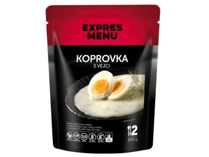 Koprovka s vejci (2 porce 600g), www.vseprokaravan.cz