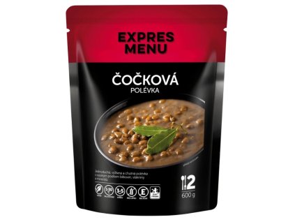 Čočková polévka (2 porce 600g), www.vseprokaravan.cz