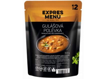 Gulášová polévka (2 porce 600g) www.vseprokaravan.cz