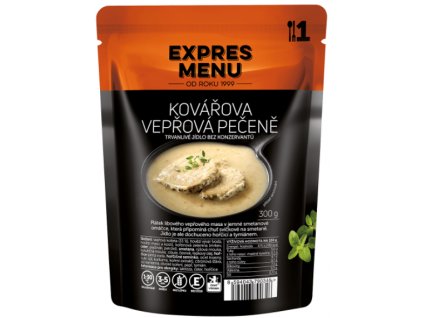 Kovářova vepřová pečeně (1 porce 300g) www.vseprokaravan.cz