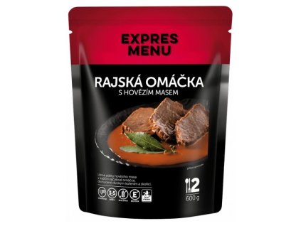 Rajská s hovězím masem (2 porce 600g), www.vseprokaravan.cz