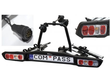 Nosič kol ORCA TÜV na tažné zařízení  pro 3 jízdní kola www.vseprokaravan.cz