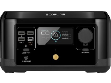 Nabíjecí bateriová stanice EcoFlow RIVER mini Wireless www.vseprokaravan.cz