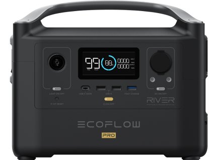 Nabíjecí bateriová stanice EcoFlow RIVER Pro www.vseprokaravan.cz