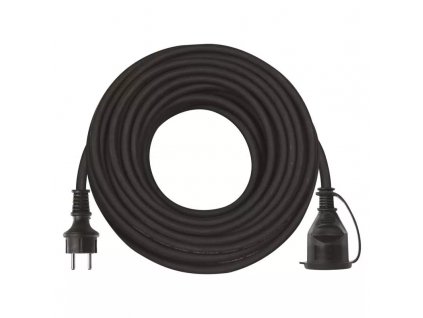 Venkovní prodlužovací kabel, černý, 2,5 mm², www.vseprokaravan.cz