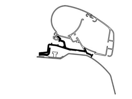 Adaptér Fiat Ducato, Peugeot Boxer, Citroen Jumper 2006/07 pro PR 2000, 2500 www.vseprokaravan.cz