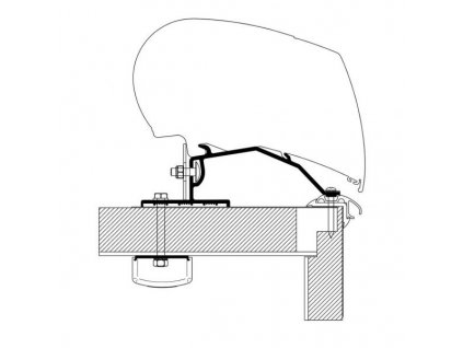 Sada adaptérů pro obytné vozy LMC, Thule, www.vseprokaravan.cz