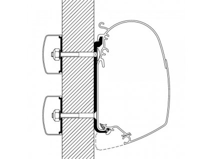 Plochý adaptér, Thule, www.vseprokaravan.cz