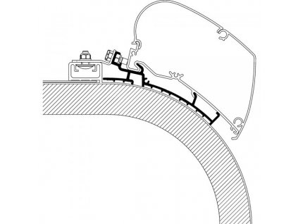 Střešní adaptér Rapido Distinction, Thule, www.vseprokaravan.cz