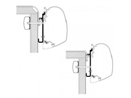 Adaptér Rapido Series 7, 8, 9, Thule, www.vseprokaravan.cz