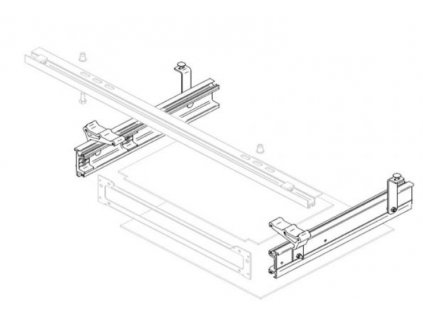 Montážní rám Thule Slide-Out Step V16 pro Ducato www.vseprokaravan.cz