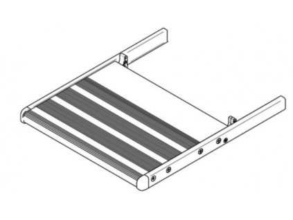 Nášlapná deska kompletní Thule Slide-Out Step V12 www.vseprokaravan.cz