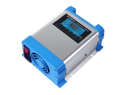 12V síťová nabíječka pro BC-40 PRO 40A (230V/12V) LCD baterie, www.vseprokaravan.cz