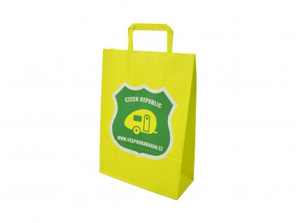 Papírová taška Všeprokaravan, www.vseprokaravan.cz