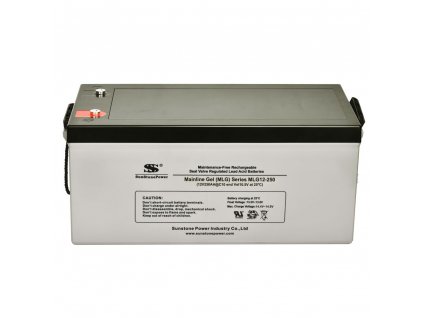 Gelová baterie Sunstone Power MLG12-250 250Ah, 12V www.vseprokaravan.cz