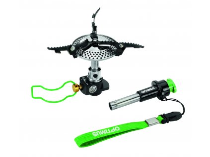 Plynový vařič Crux Lite se zapalovačem Sparky, Optimus of Sweeden, www.vseprokaravan.cz